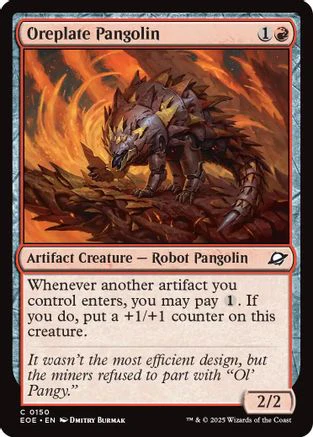 Oreplate Pangolin (EOE-150) - Edge of Eternities Foil [Common]