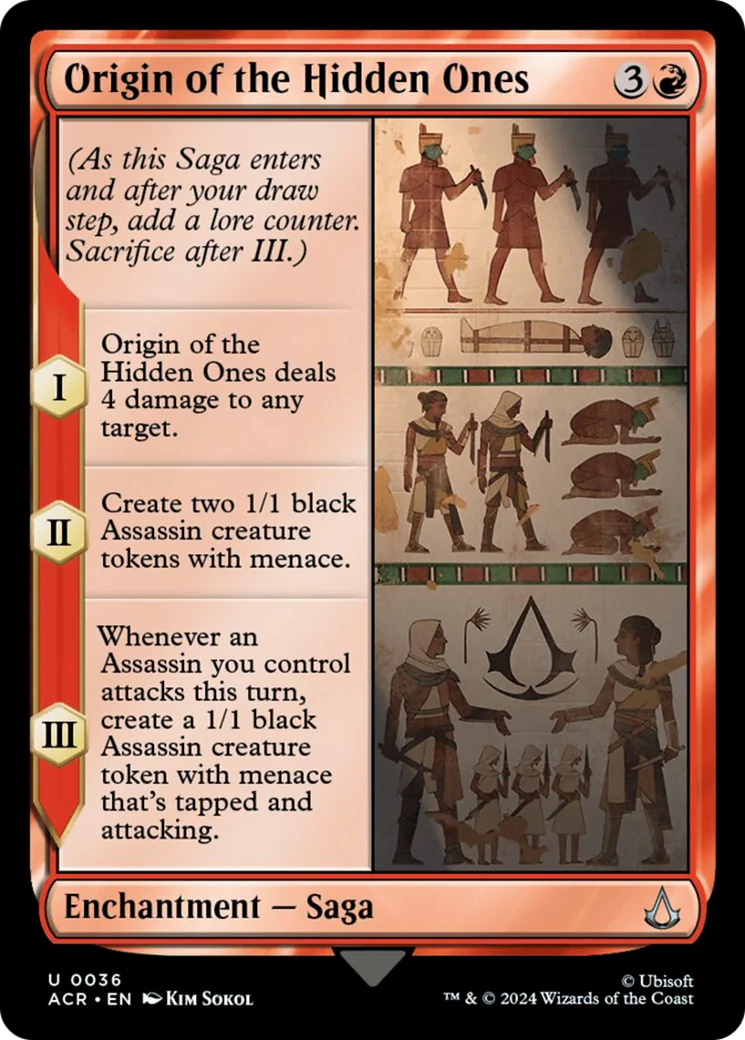 Origin of the Hidden Ones (ACR-036) - Assassin's Creed Foil [Uncommon]