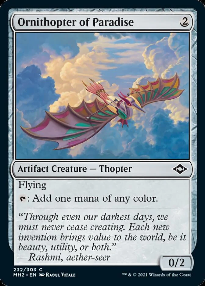 Ornithopter of Paradise (MH2-232) - Modern Horizons 2 [Common]