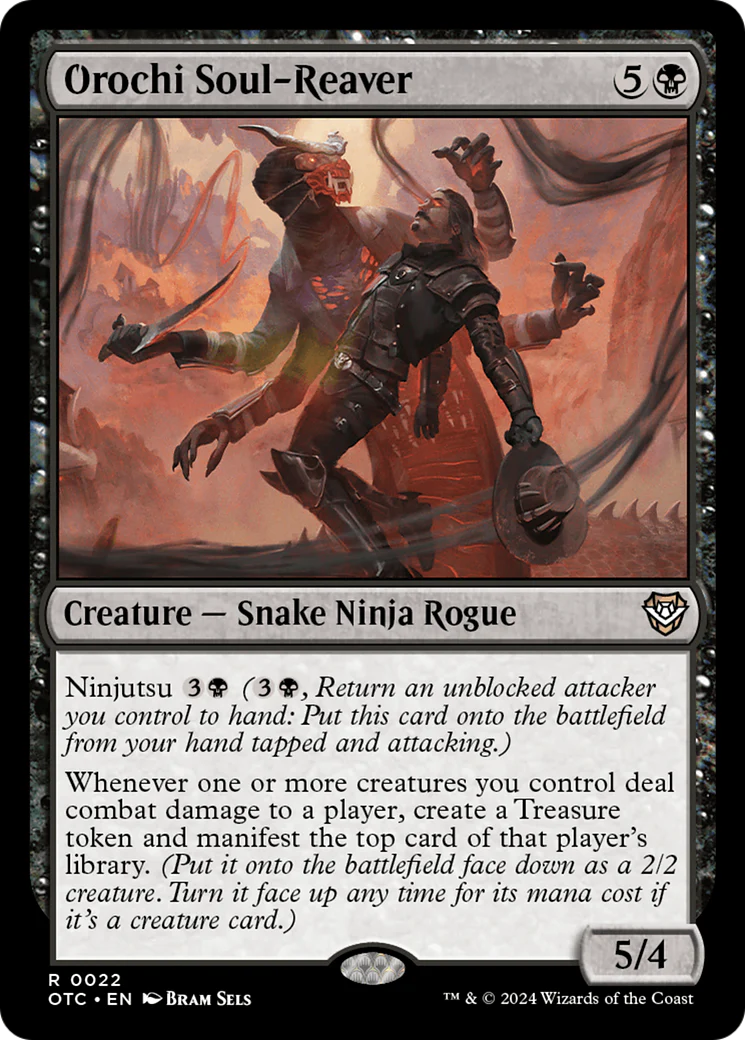Orochi Soul-Reaver (OTC-022) - Outlaws of Thunder Junction Commander Foil [Rare]