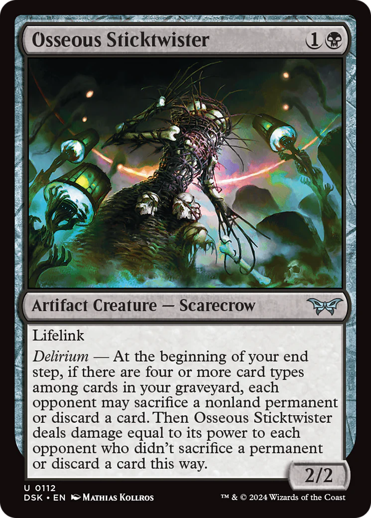 Osseous Sticktwister (DSK-112) - Duskmourn: House of Horror Foil [Uncommon]