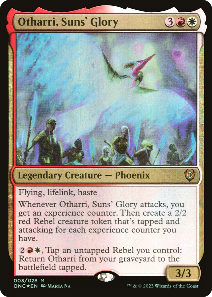 Otharri, Suns' Glory (ONC-003) - Phyrexia: All Will Be One Commander Foil [Mythic]