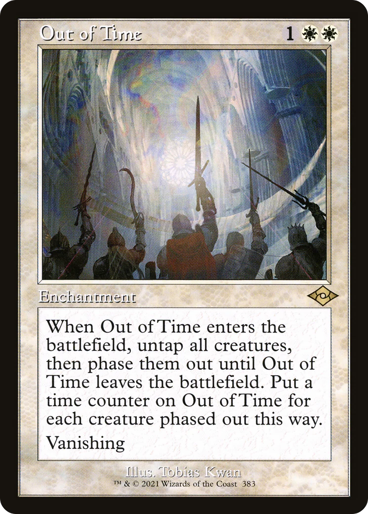 Out of Time (MH2-383) - Modern Horizons 2 [Rare] Retro Frame