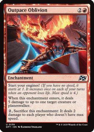 Outpace Oblivion (DFT-139) - Aetherdrift [Uncommon]