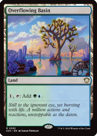 Overflowing Basin (SOC-392) - Commander: Secrets of Strixhaven [Rare]