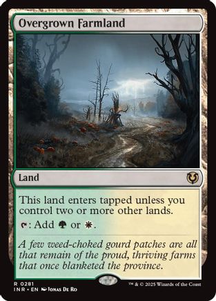 Overgrown Farmland (INR-281) - Innistrad Remastered [Rare]