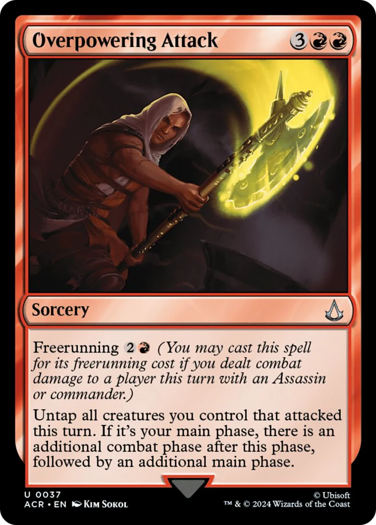 Overpowering Attack (ACR-037) - Assassin's Creed [Uncommon]