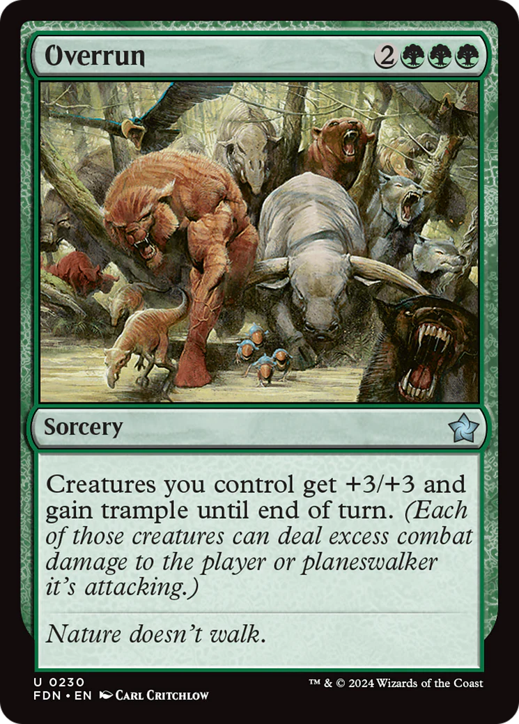 Overrun (FDN-230) - Foundations [Uncommon]