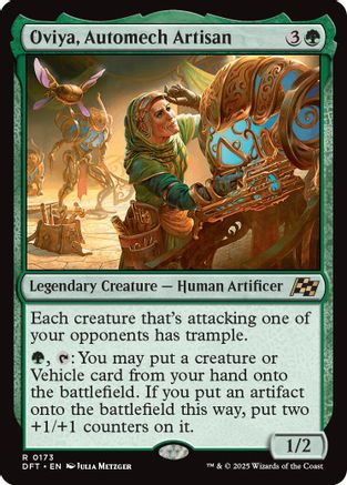Oviya, Automech Artisan (DFT-173) - Aetherdrift Foil [Rare]