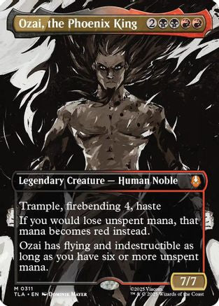 Ozai, the Phoenix King (0311) (Borderless) (TLA-311) - Avatar: The Last Airbender Foil [Mythic]