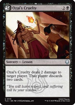 Ozai's Cruelty (TLA-113) - Avatar: The Last Airbender [Uncommon]