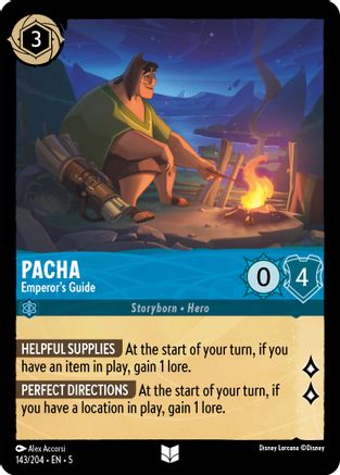 Pacha - Emperor's Guide (143/204) - Shimmering Skies Cold Foil [Uncommon]