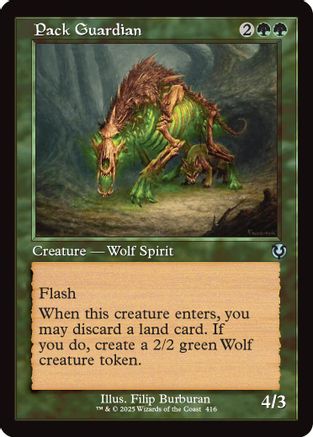 Pack Guardian (Retro Frame) (INR-316) - Innistrad Remastered Foil [Uncommon]