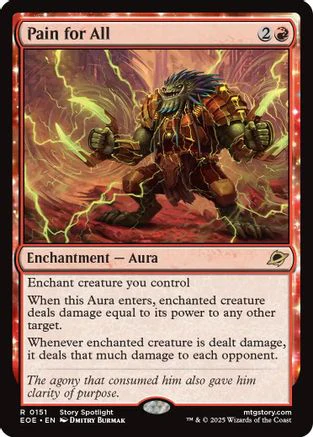Pain for All (EOE-151) - Edge of Eternities Foil [Rare]