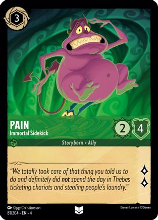 Pain - Immortal Sidekick (81/204) - Ursulas Return Cold Foil [Uncommon]