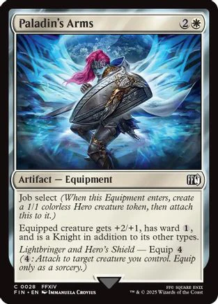 Paladin's Arms (FIN-028) - FINAL FANTASY Foil [Common]