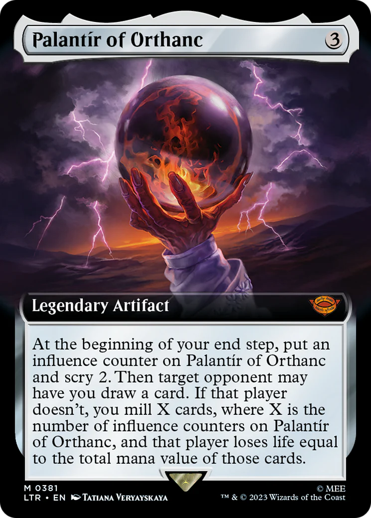 Palantír of Orthanc (LTR-381) - The Lord of the Rings: Tales of Middle-earth: (Extended Art) [Mythic]