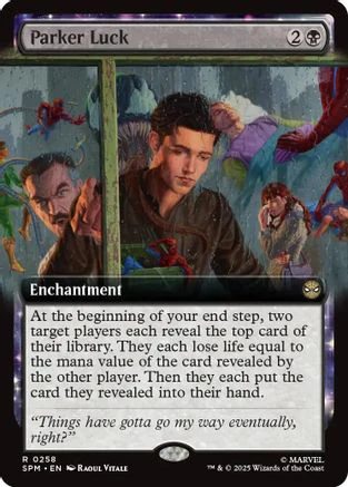 Parker Luck (Extended Art) (SPM-258) - Marvel's Spider-Man Foil [Rare]