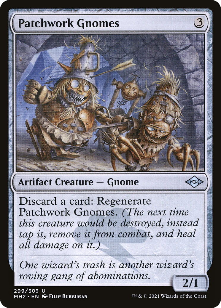 Patchwork Gnomes (MH2-299) - Modern Horizons 2 [Uncommon]