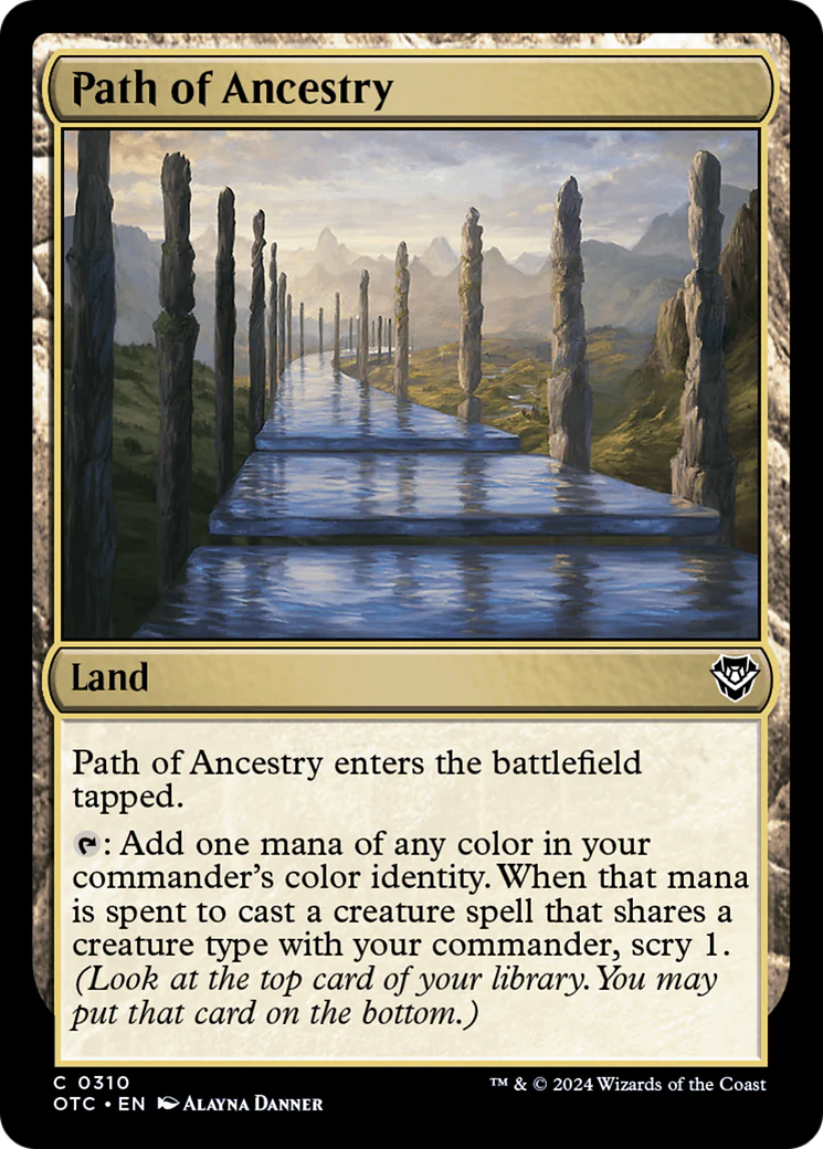 Path of Ancestry (OTC-310) - Outlaws of Thunder Junction Commander [Common]