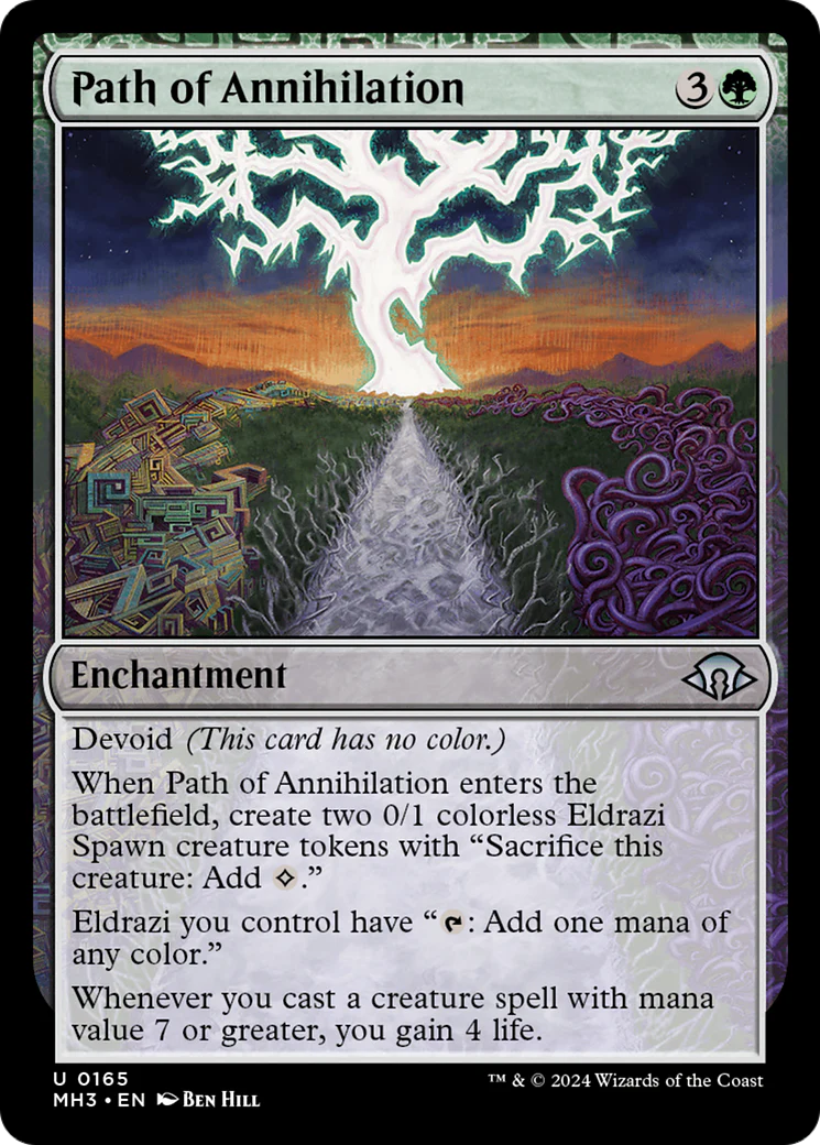 Path of Annihilation (MH3-165) - Modern Horizons 3 Foil [Uncommon]