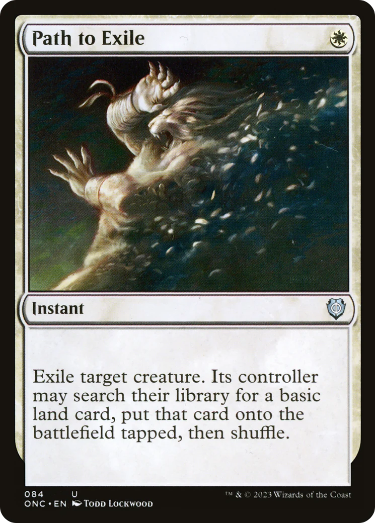 Path to Exile (ONC-084) - Phyrexia: All Will Be One Commander [Uncommon]