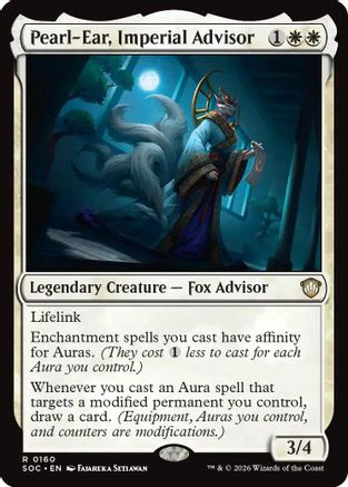 Pearl-Ear, Imperial Advisor (SOC-160) - Commander: Secrets of Strixhaven [Rare]
