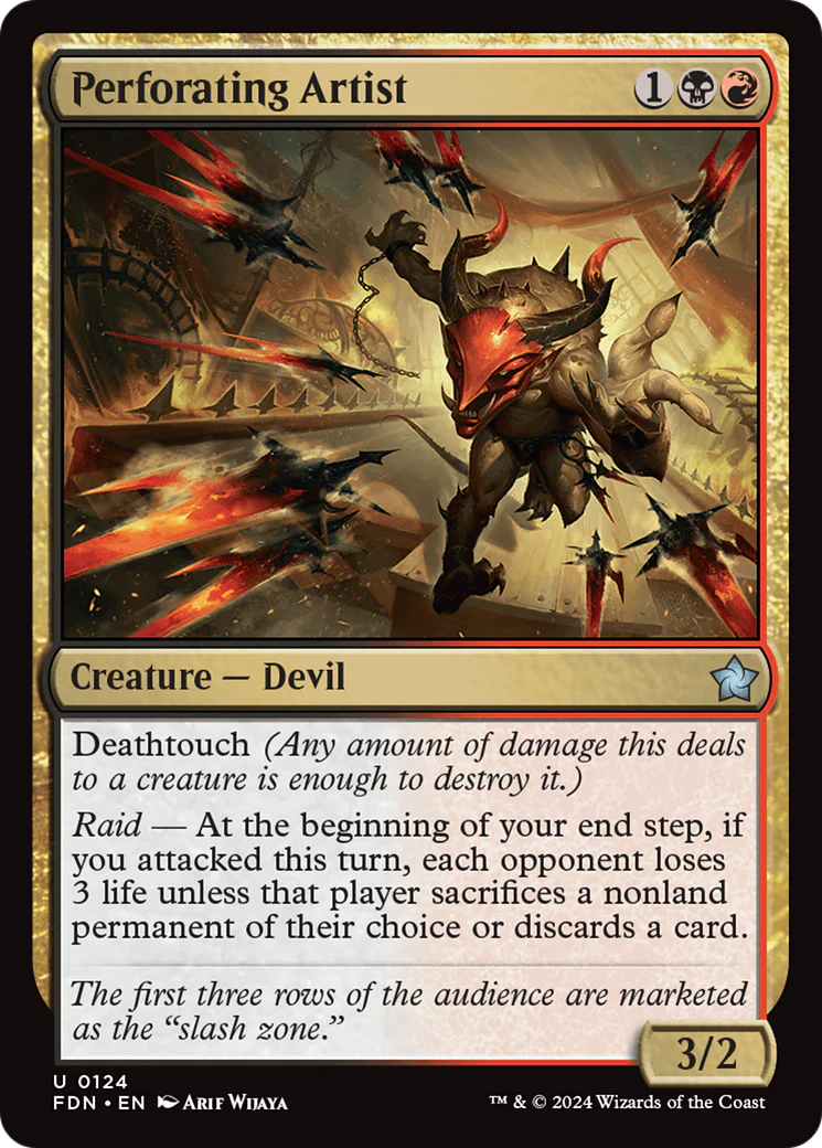 Perforating Artist (FDN-124) - Foundations Foil [Uncommon]