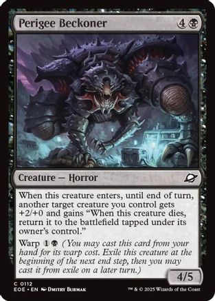 Perigree Beckoner (EOE-112) - Edge of Eternities Foil [Common]