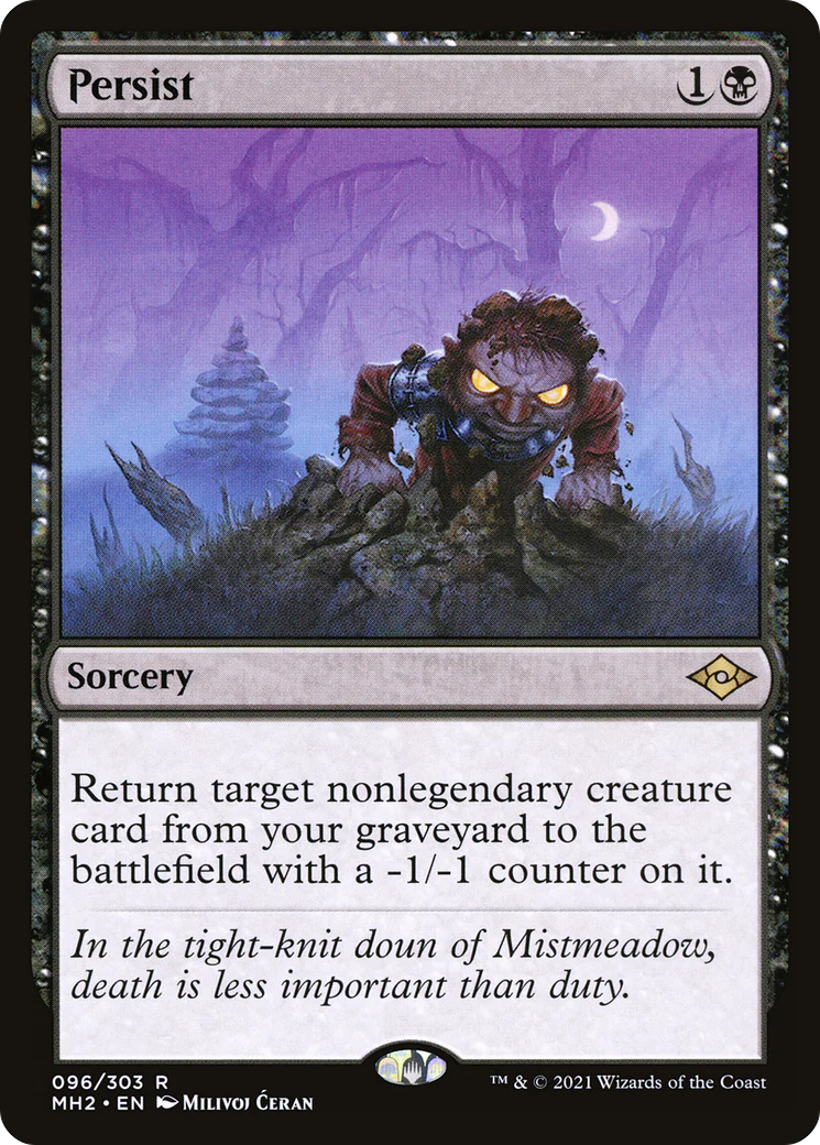 Persist (MH2-096) - Modern Horizons 2 Foil [Rare]