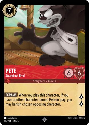 Pete - Steamboat Rival (116/204) - Shimmering Skies  [Super Rare]