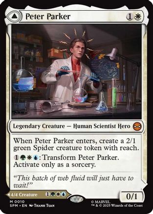 Peter Parker (SPM-010) - Marvel's Spider-Man Foil [Mythic]