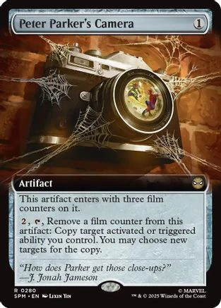Peter Parker's Camera (Extended Art) (SPM-280) - Marvel's Spider-Man [Rare]