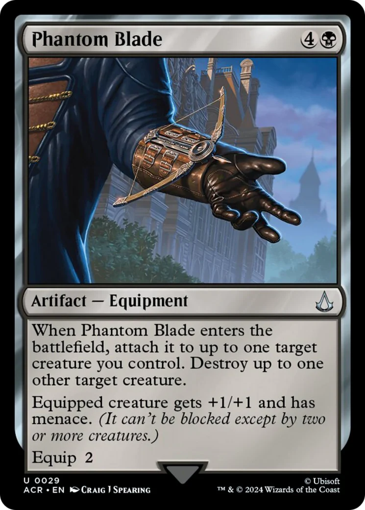 Phantom Blade (ACR-029) - Assassin's Creed Foil [Uncommon]