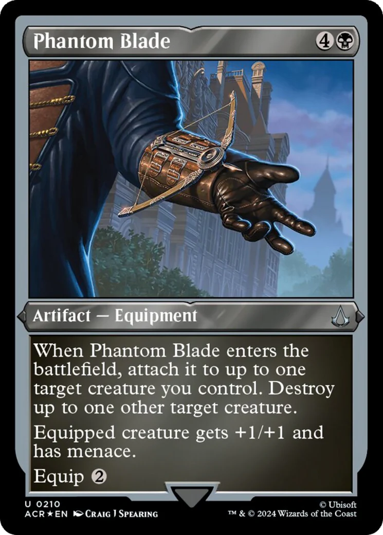 Phantom Blade (ACR-210) - Assassin's Creed Etched Foil [Uncommon]