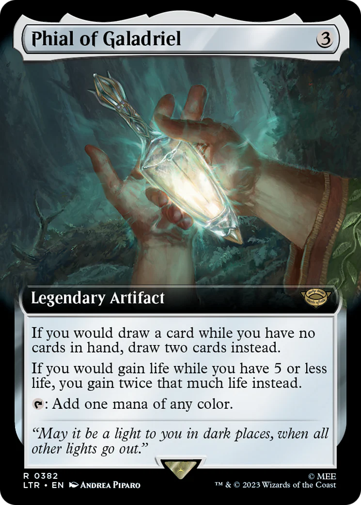 Phial of Galadriel (LTR-382) - The Lord of the Rings: Tales of Middle-earth: (Extended Art) Foil [Rare]