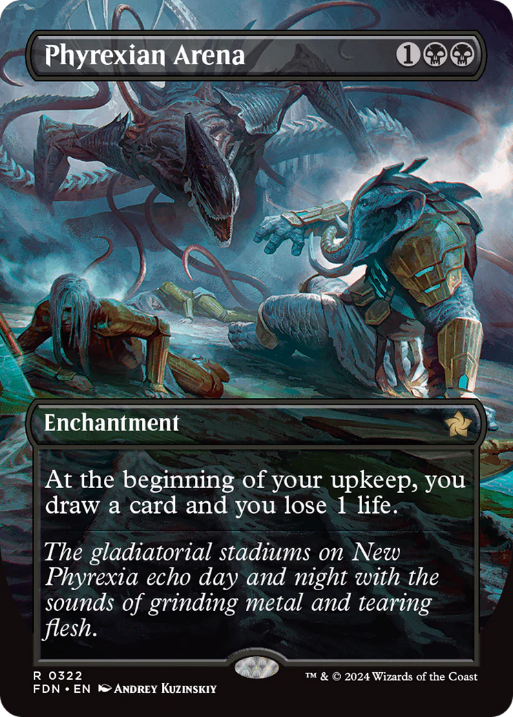 Phyrexian Arena (FDN-322) - Foundations (Borderless) [Rare]