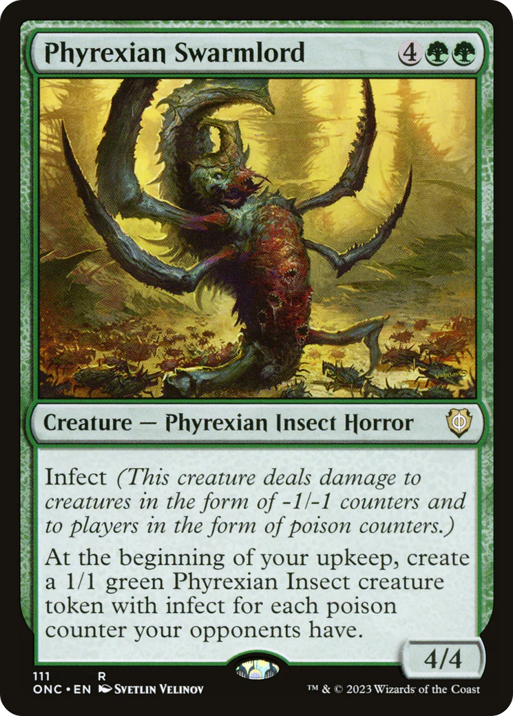 Phyrexian Swarmlord (ONC-111) - Phyrexia: All Will Be One Commander [Rare]