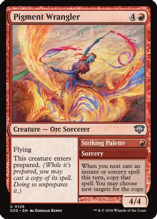 Pigment Wrangler (SOS-126) - Secrets of Strixhaven [Uncommon]