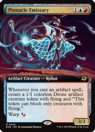 Pinnacle Emissary (Extended Art) (EOE-349) - Edge of Eternities [Rare]