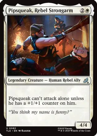 Pipsqueak, Rebel Strongarm (TLE-082) - Avatar: The Last Airbender: Eternal-Legal Foil [Uncommon]