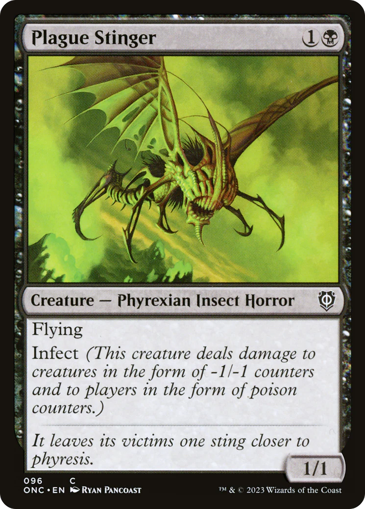 Plague Stinger (ONC-096) - Phyrexia: All Will Be One Commander [Common]