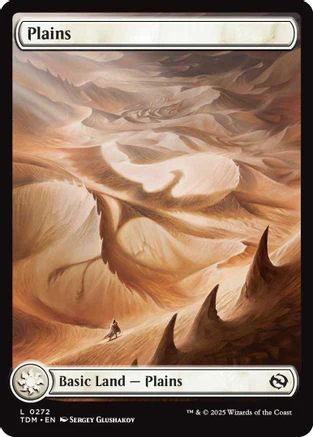 Plains (0272) (TDM-272) - Tarkir: Dragonstorm Foil [Land]
