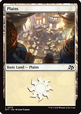Plains (0279) (DFT-279) - Aetherdrift Foil [Land]