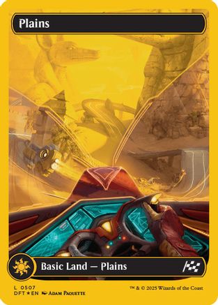 Plains (0507) (First-Place Foil) (DFT-507) - Aetherdrift Foil [Land]