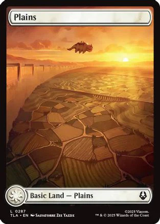 Plains (287) (TLA-287) - Avatar: The Last Airbender Foil [Land]