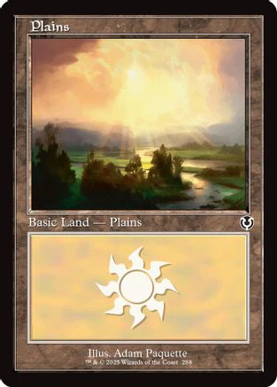 Plains (288) (Retro Frame) (INR-288) - Innistrad Remastered Foil [Land]