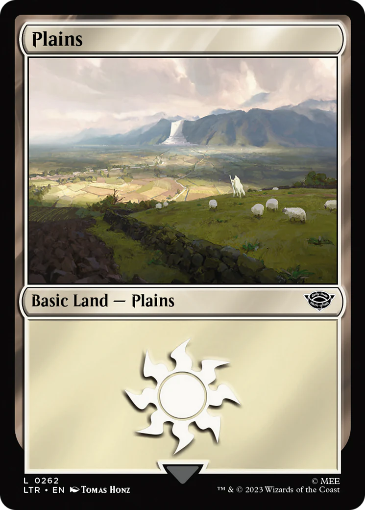Plains (LTR-262) - The Lord of the Rings: Tales of Middle-earth Foil [Common]