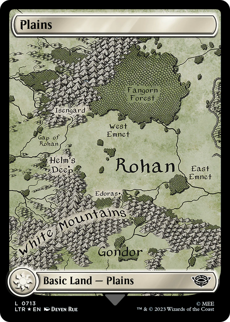 Plains (LTR-713) - The Lord of the Rings: Tales of Middle-earth Surge Scroll Foil [Common]