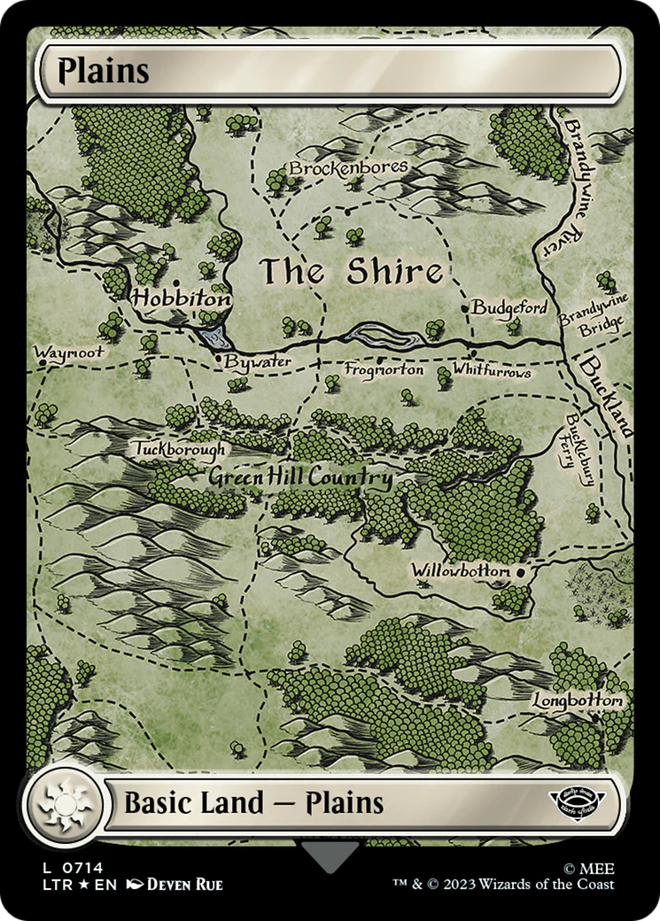 Plains (LTR-714) - The Lord of the Rings: Tales of Middle-earth Surge Scroll Foil [Common]